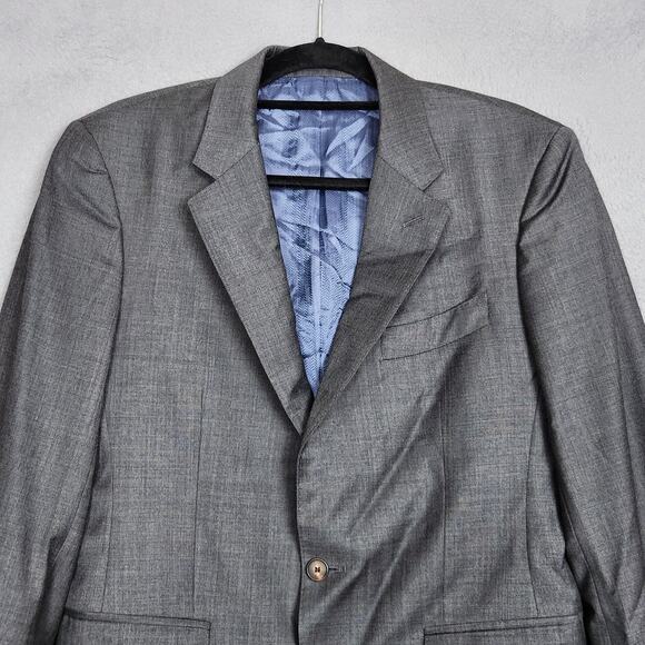 Thomas Pink Blazer Sport Coat Mens 40R Gray Virgin Wool Made in Italy 2-Button - Picture 9 of 16